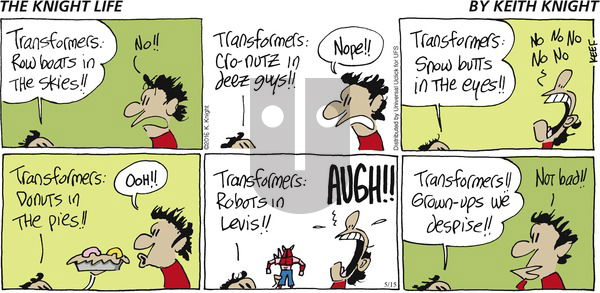 The Knight Life on Sunday May 15, 2016 Comic Strip