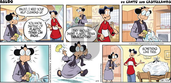 Baldo on Sunday June 14, 2015 Comic Strip