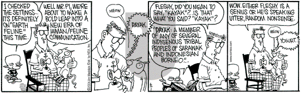Monty on Tuesday June 1, 2004 Comic Strip