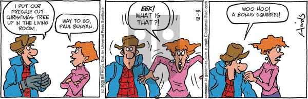 Cleats on Thursday December 18, 2008 Comic Strip
