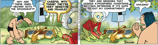 Alley Oop on Thursday December 1, 2016 Comic Strip