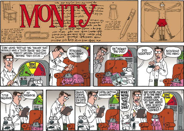 Monty on Sunday March 17, 2013 Comic Strip