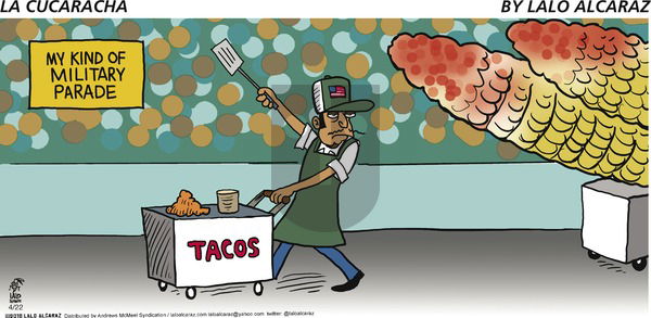 La Cucaracha on Sunday April 22, 2018 Comic Strip