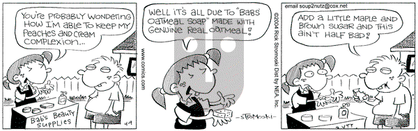 Soup to Nutz - Old on Friday April 9, 2004 Comic Strip