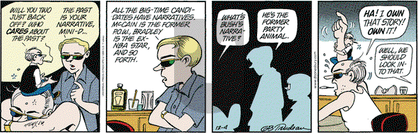 Doonesbury on Saturday December 4, 1999 Comic Strip
