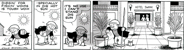 Nancy on Tuesday September 13, 1949 Comic Strip