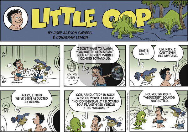 Alley Oop - Sunday December 1, 2024 Comic Strip