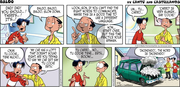 Baldo on Sunday May 16, 2010 Comic Strip