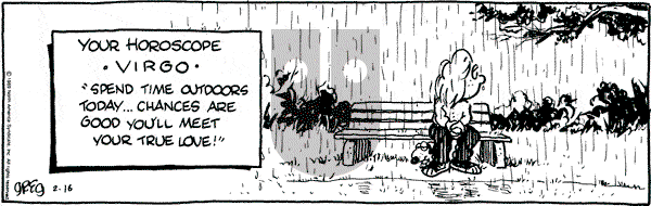 Luann on Thursday February 16, 1989 Comic Strip