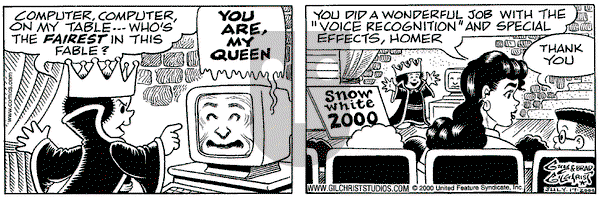 Nancy on Monday July 17, 2000 Comic Strip