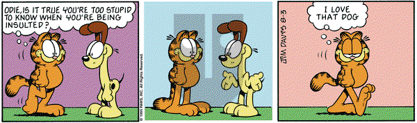 Garfield - Thursday August 3, 1995 Comic Strip