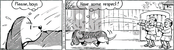 Fred Basset on Tuesday February 23, 2010 Comic Strip
