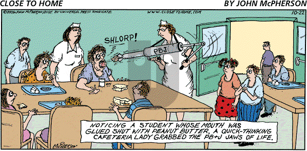 Close to Home on Sunday October 22, 2006 Comic Strip