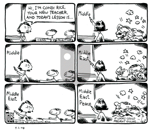 Tom Toles on Wednesday April 2, 2008 Comic Strip