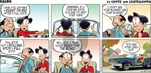 Baldo on Sunday April 20, 2025 Comic Strip