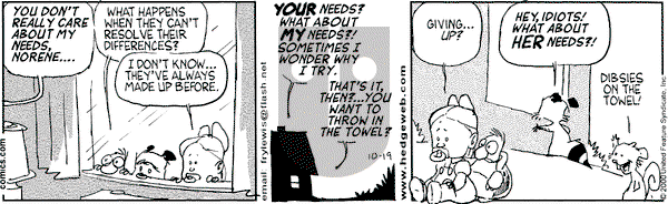 Over the Hedge on Thursday October 19, 2000 Comic Strip