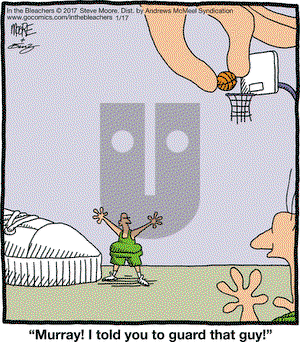 In the Bleachers on Tuesday January 17, 2017 Comic Strip