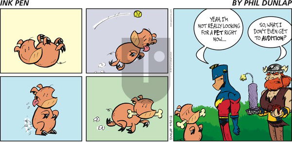 Ink Pen on Sunday September 30, 2012 Comic Strip