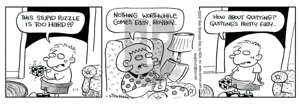 Soup to Nutz - Old on Thursday May 3, 2007 Comic Strip