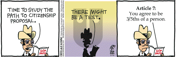 La Cucaracha on Tuesday February 19, 2013 Comic Strip