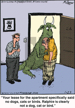 Close to Home on Monday January 23, 2012 Comic Strip
