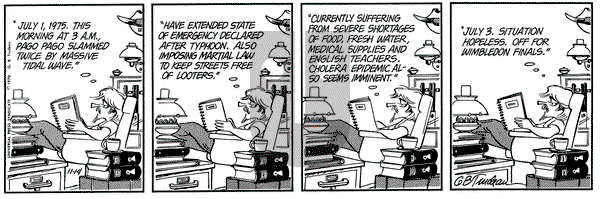 Doonesbury on Wednesday November 14, 1979 Comic Strip