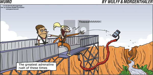 WuMo on Sunday January 14, 2018 Comic Strip