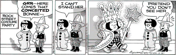 Nancy on Saturday April 13, 1996 Comic Strip