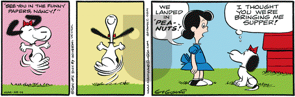 Nancy on Friday March 28, 2014 Comic Strip