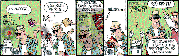 Monty on Wednesday February 12, 2014 Comic Strip