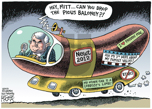 Rob Rogers - Friday January 13, 2012 Comic Strip