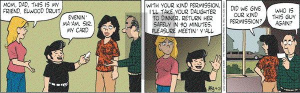 Luann on Tuesday April 21, 2009 Comic Strip