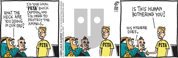 La Cucaracha on Tuesday June 30, 2009 Comic Strip