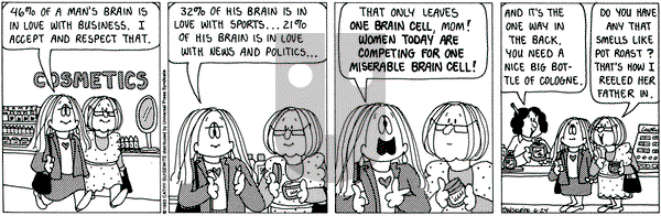 Cathy Classics on Thursday June 24, 1993 Comic Strip
