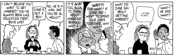 Luann on Tuesday December 10, 2002 Comic Strip