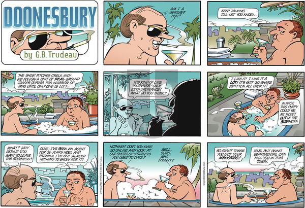 Doonesbury on Sunday January 5, 2003 Comic Strip