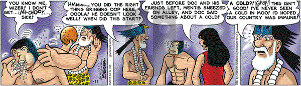 Alley Oop on Thursday January 11, 2018 Comic Strip