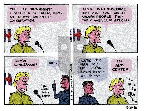 Ted Rall on Tuesday August 30, 2016 Comic Strip