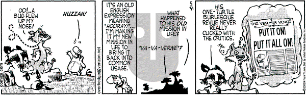Over the Hedge on Tuesday May 31, 2005 Comic Strip