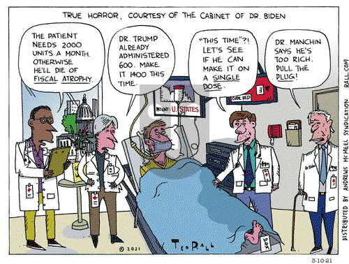 Ted Rall on Wednesday March 10, 2021 Comic Strip