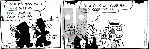 Lola on Tuesday January 3, 2006 Comic Strip