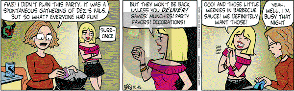 Luann on Wednesday October 15, 2014 Comic Strip