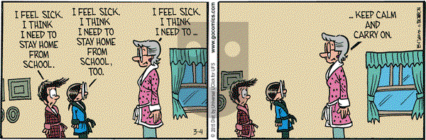 Grand Avenue on Wednesday March 4, 2015 Comic Strip