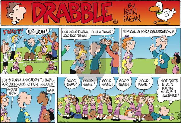 Drabble on Sunday December 7, 2025 Comic Strip