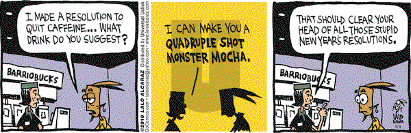 La Cucaracha on Monday January 4, 2010 Comic Strip