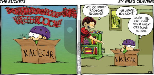 The Buckets on Sunday March 23, 2014 Comic Strip