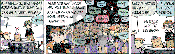 Wallace the Brave on Thursday April 17, 2025 Comic Strip