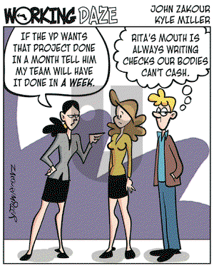 Working Daze on Monday September 18, 2006 Comic Strip