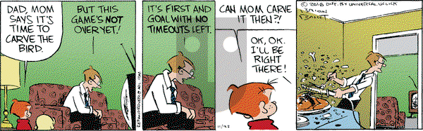 Red and Rover on Wednesday November 23, 2016 Comic Strip