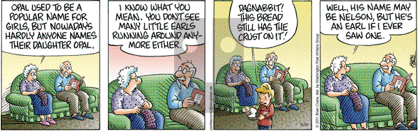 Pickles - Wednesday November 30, 2011 Comic Strip